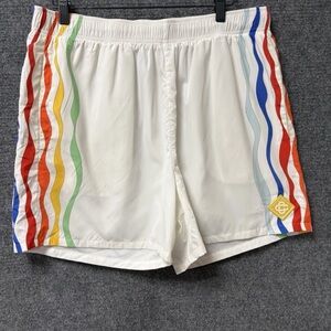 Casablanca Tennis Club White Shorts Size XL